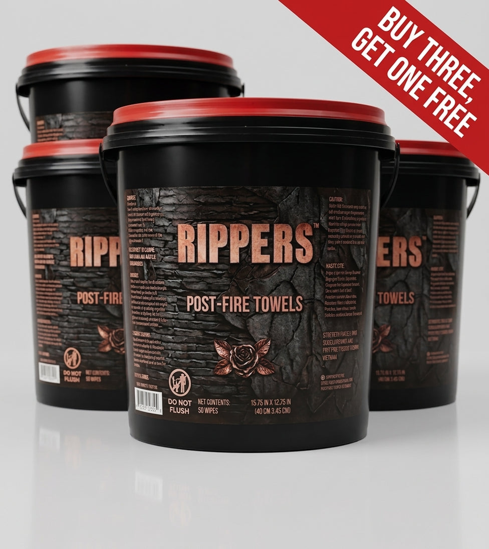 RIPPERS POST-FIRE TOWELS - Station Four Pack